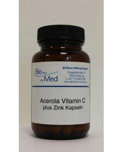 Acerola Vitamin C Kapseln Bioflora Ehrmed, 60 Stk.