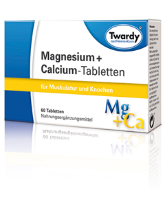 MAGNESIUM                     +CALCIUM                    TABL TWARDY, 60 Stück