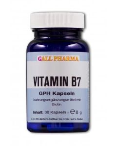 GPH Vitamin B7 2,5mg Kapseln, 60 Stück