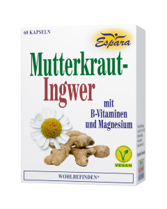 Espara Mutterkraut-Ingwer Kapseln, 60 Stk.