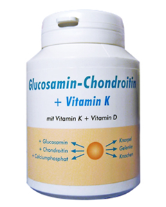 GLUCOSAMIN                    CHONDROITIN                 VITAMIN K+D KAPSELN, 90 Stück