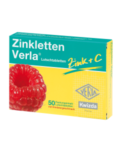 Zink Verla 5mg Himbeer, 50 Stück