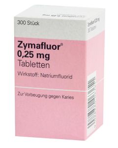 Zymafluor 0,25mg - Tabletten, 300 Stück