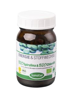 BIOSPIRULINA                  +CHLORELLA TABL -SANATUR, 500 Stück