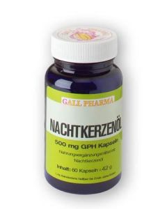 GPH Nachtkerzenöl 500mg Kapseln, 60 Stück