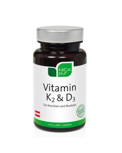 NICApur Vitamin K2&D3, 60 Stück