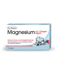 Dr. Böhm Magnesium nur 1 Dragee täglich, 90 Stk.