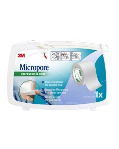 3M Micropore Dispenser 25 mm x 5 m, 1 Stk.