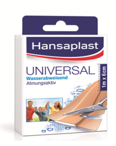 Hansaplast Universal 1m:6cm 10 Stück