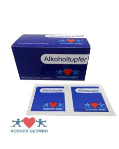 ALKOHOLTUPFER                 -ROSNER                      65X30MM, 100 Stück