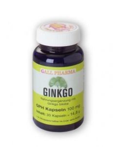 GPH Ginkgo 100mg Kapseln, 60 Stück