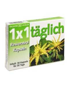 Doskar Resveratrol 1x1 täglich, 30 Stk.