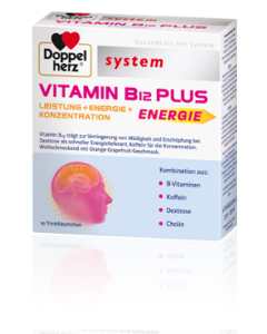 VITAMIN                       B12/TRINKFLAESCHCHEN        PLUS ENERGIE 25ML         DOPPELHERZ SYSTEM, 30 Stück