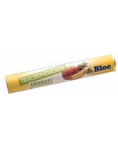 Bloc Traubenzucker Rolle  Ananas, 42g